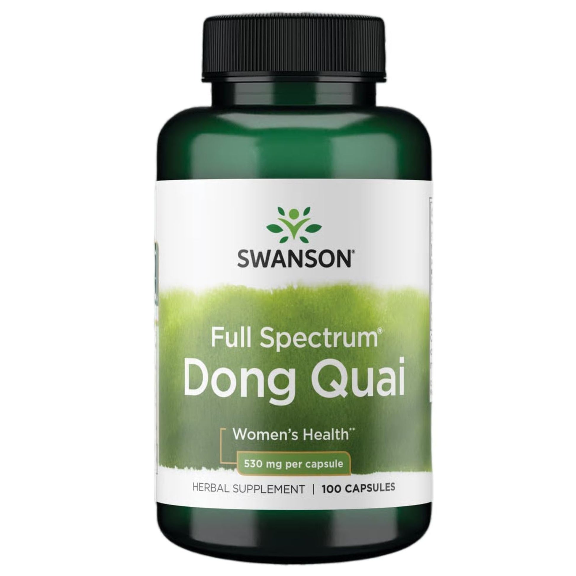 Swanson Dong Quai 530 mg Capsules, 100 Count