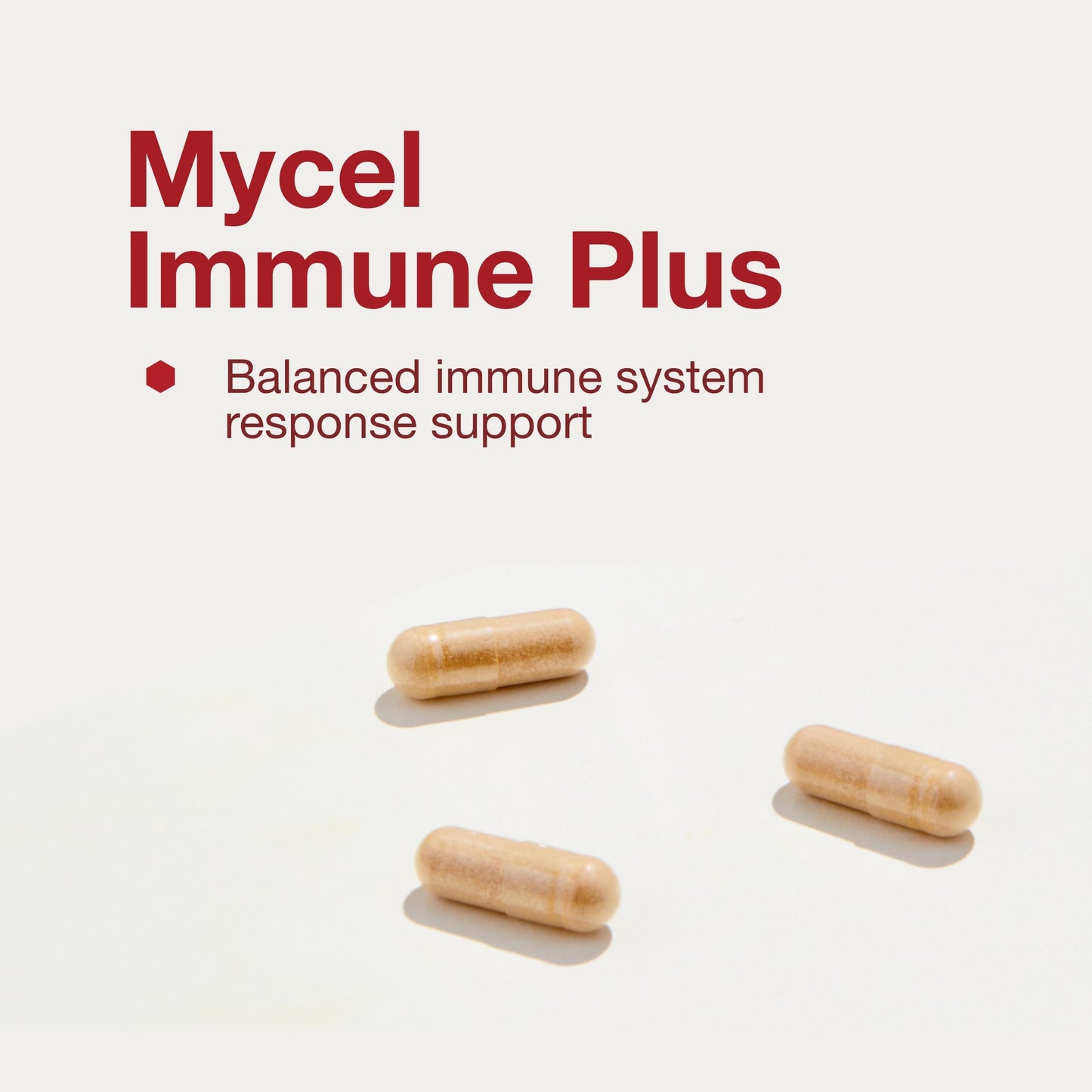 Protocol for Life Balance Mycel Immune Plus Mushroom Blend with Astragalus Extract Immune Support Supplement, 90 Capsules