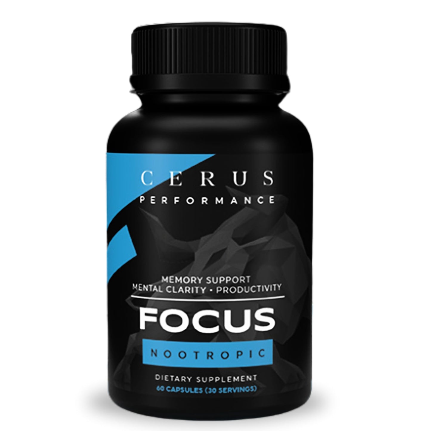 Cerus Performance Focus Nootropic Supplement Capsule 60 Count
