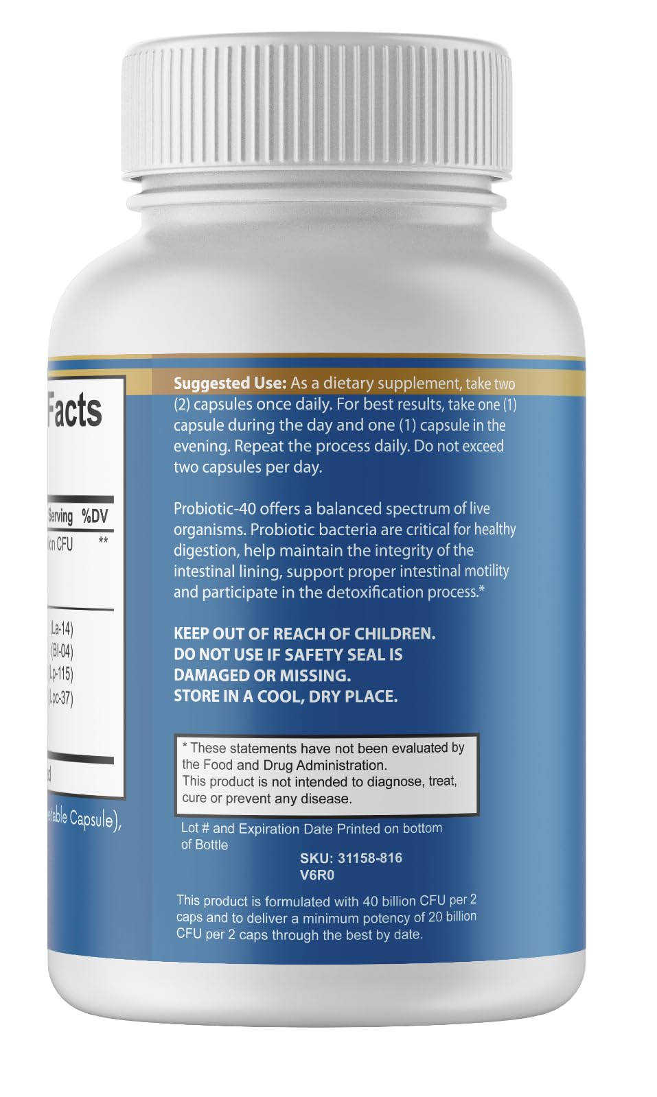 PureFight4U DentaForce Advanced Oral Health Formula Dietary Supplement 60 Capsules