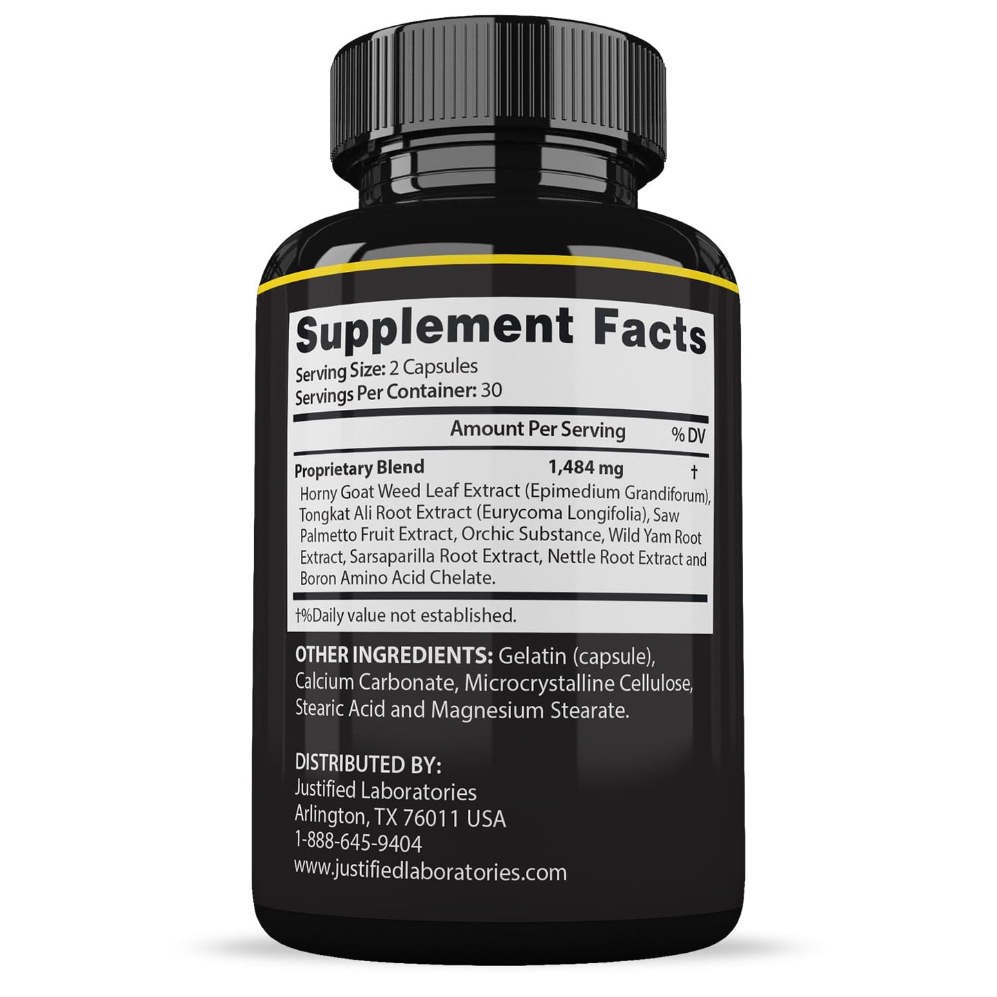 Justified Laboratories Maasalong Advanced Men's Health Masalong Formula Capsule 1 Count