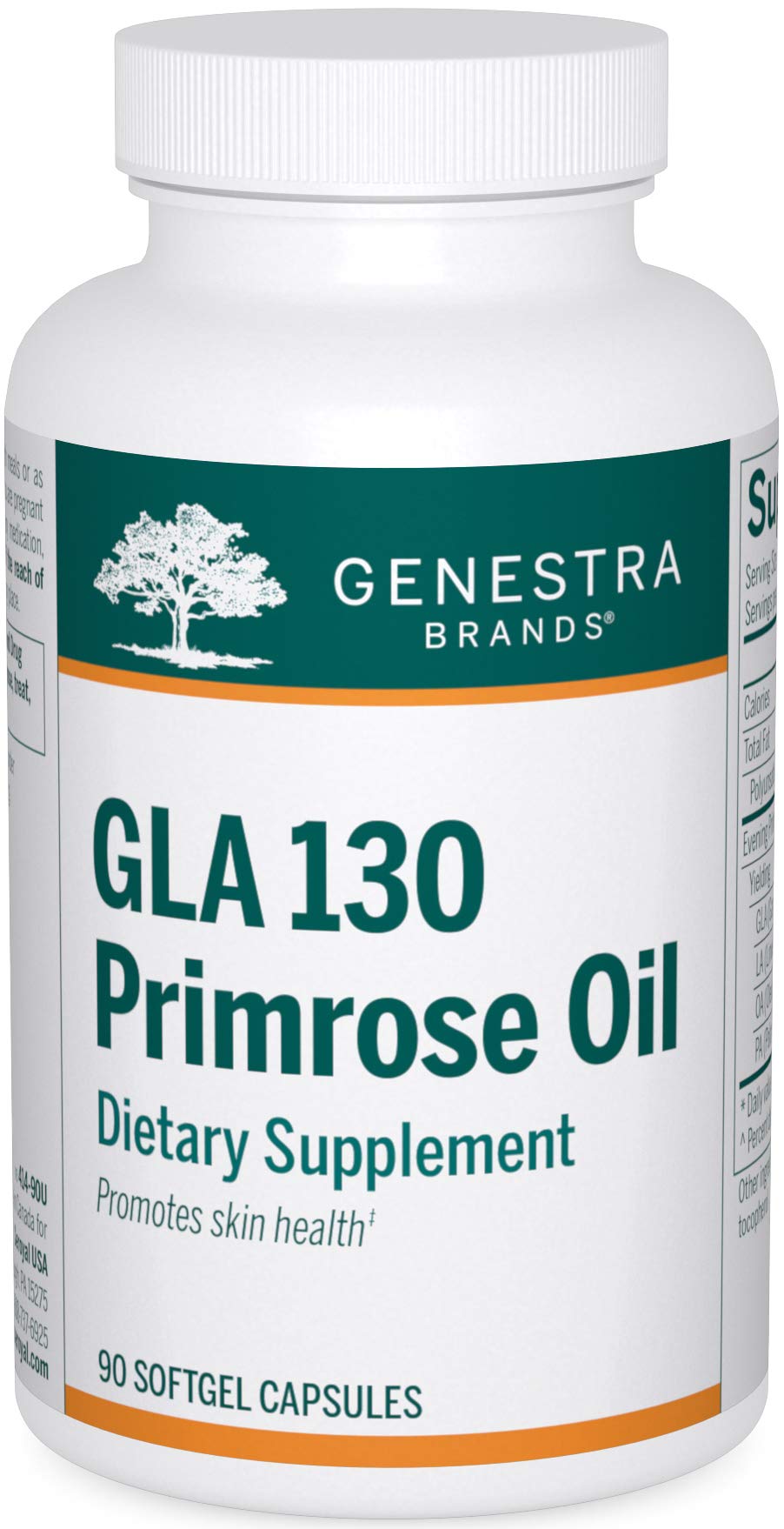 Genestra Brands GLA 130 Primrose Oil Capsules, 90 Count