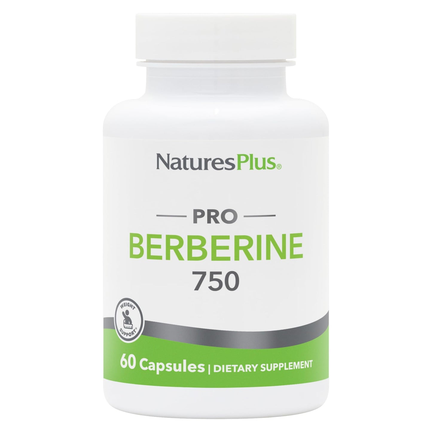NaturesPlus PRO Berberine 750 mg Capsules 60 Count