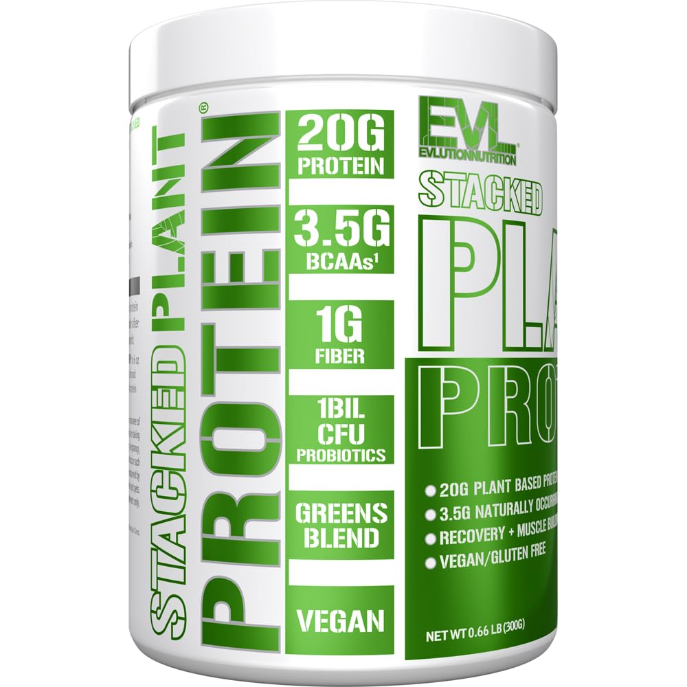 Evlution Stacked Plant Protein Powder Pack of 2