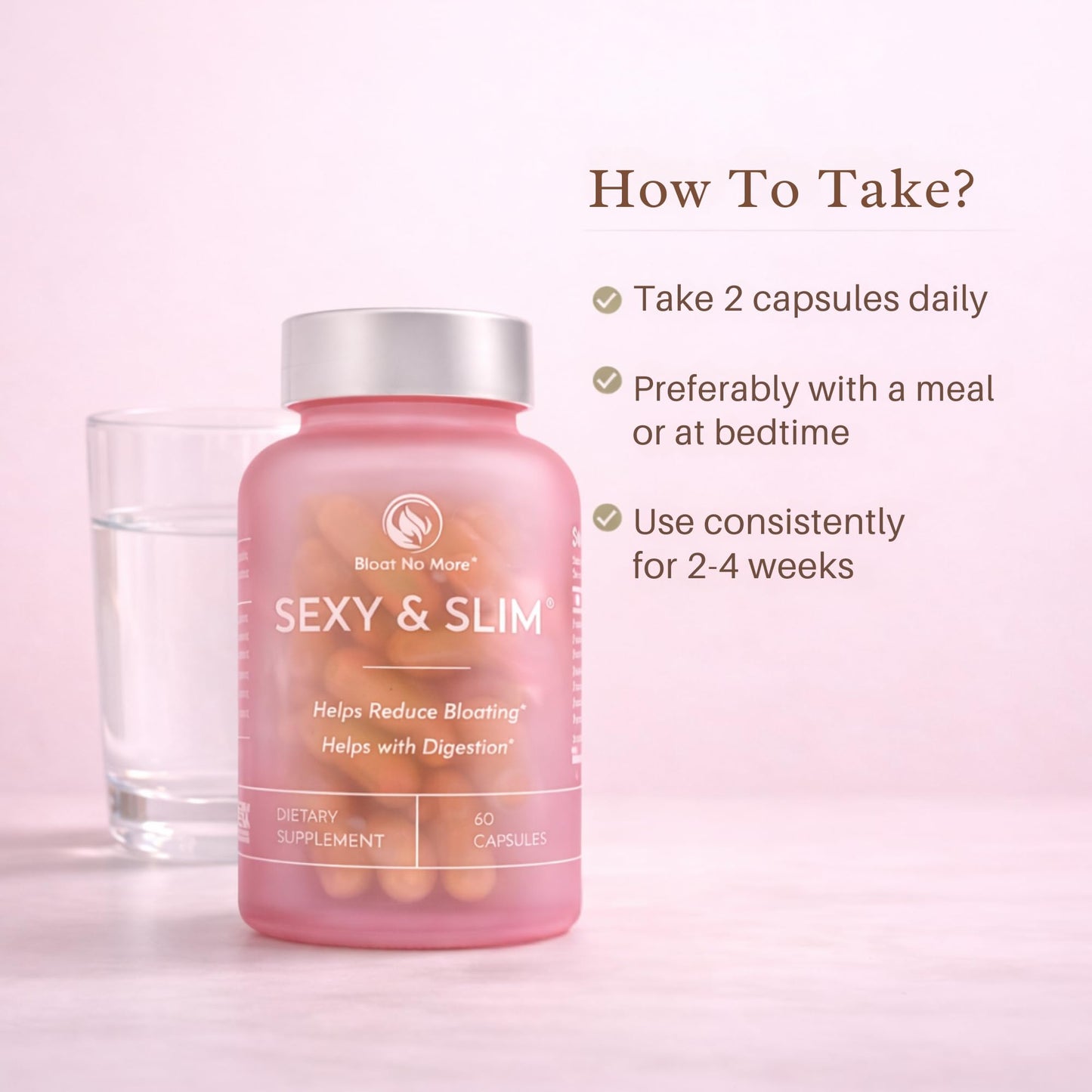 Bloat No More Digestive Enzymes Capsule, 60 Count