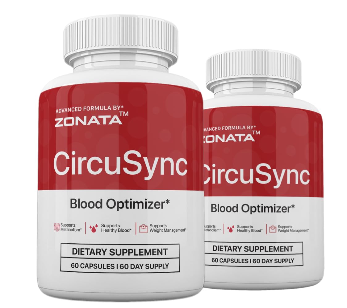Zonata CircuSync Capsules, CircuSync Blood Optimizer Premium Formula, 120 Capsules