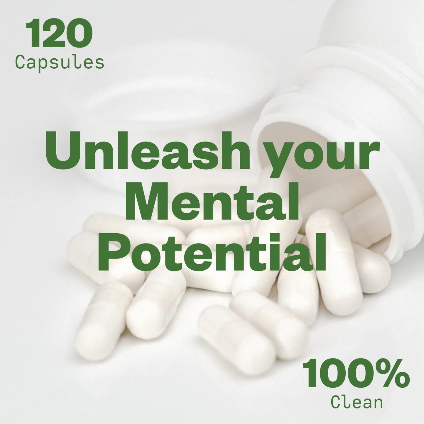 Purisure Caffeine Theanine Capsules, 120 Capsules