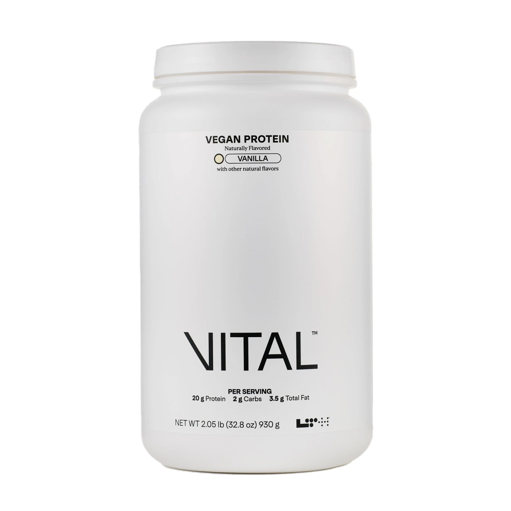 LTH Vital Vegan Protein Powder Vanilla, 30 Servings