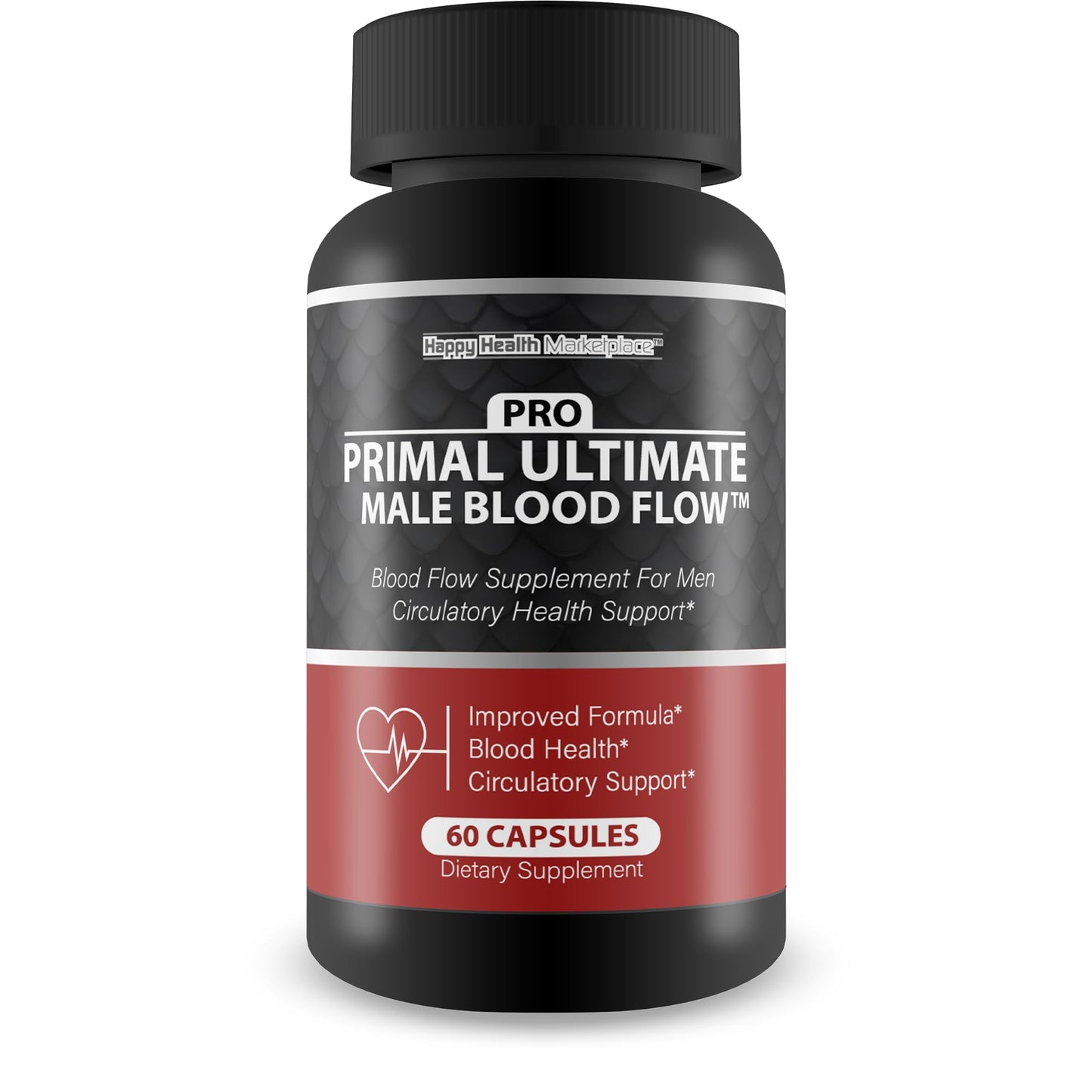 Happy Health Marketplace Pro Primal Ultimate Male Blood Flow 60 Capsules