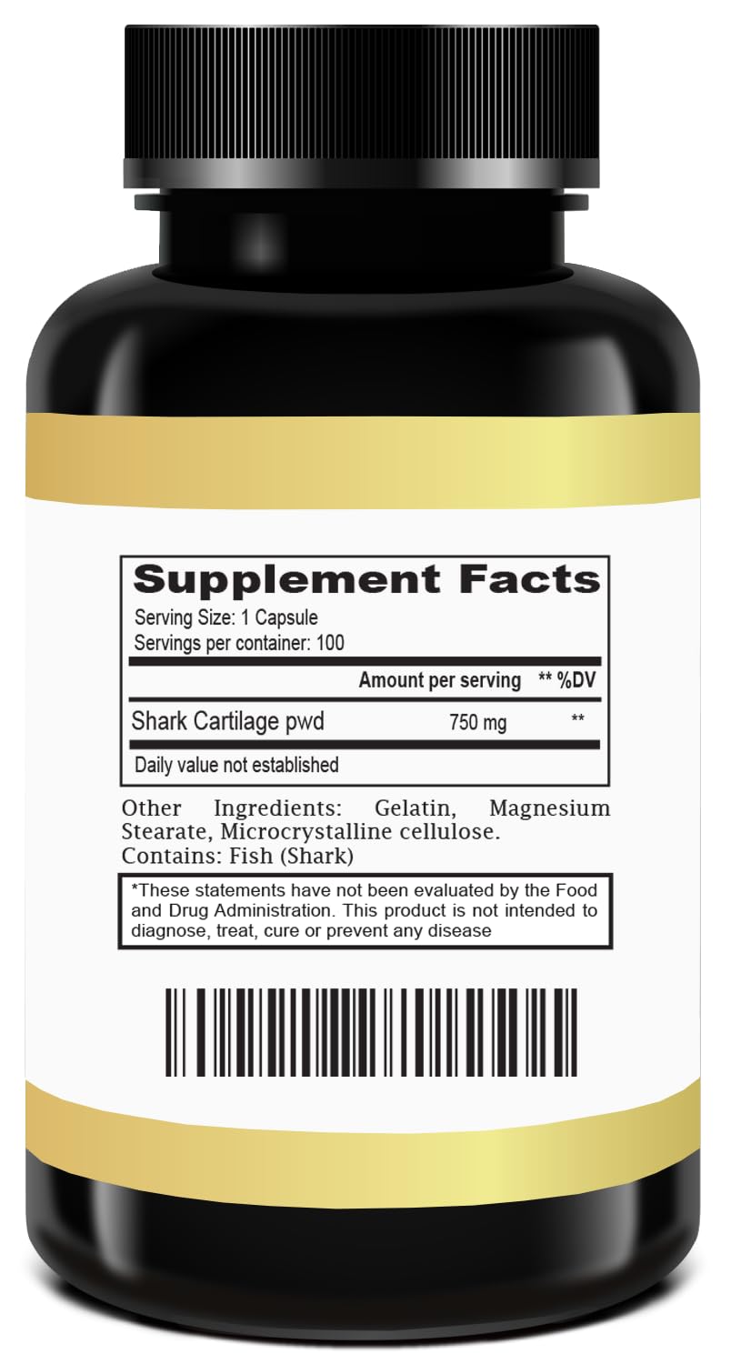 RCP PRODUCTS Chondroitin Capsules 750mg, 100 Capsules