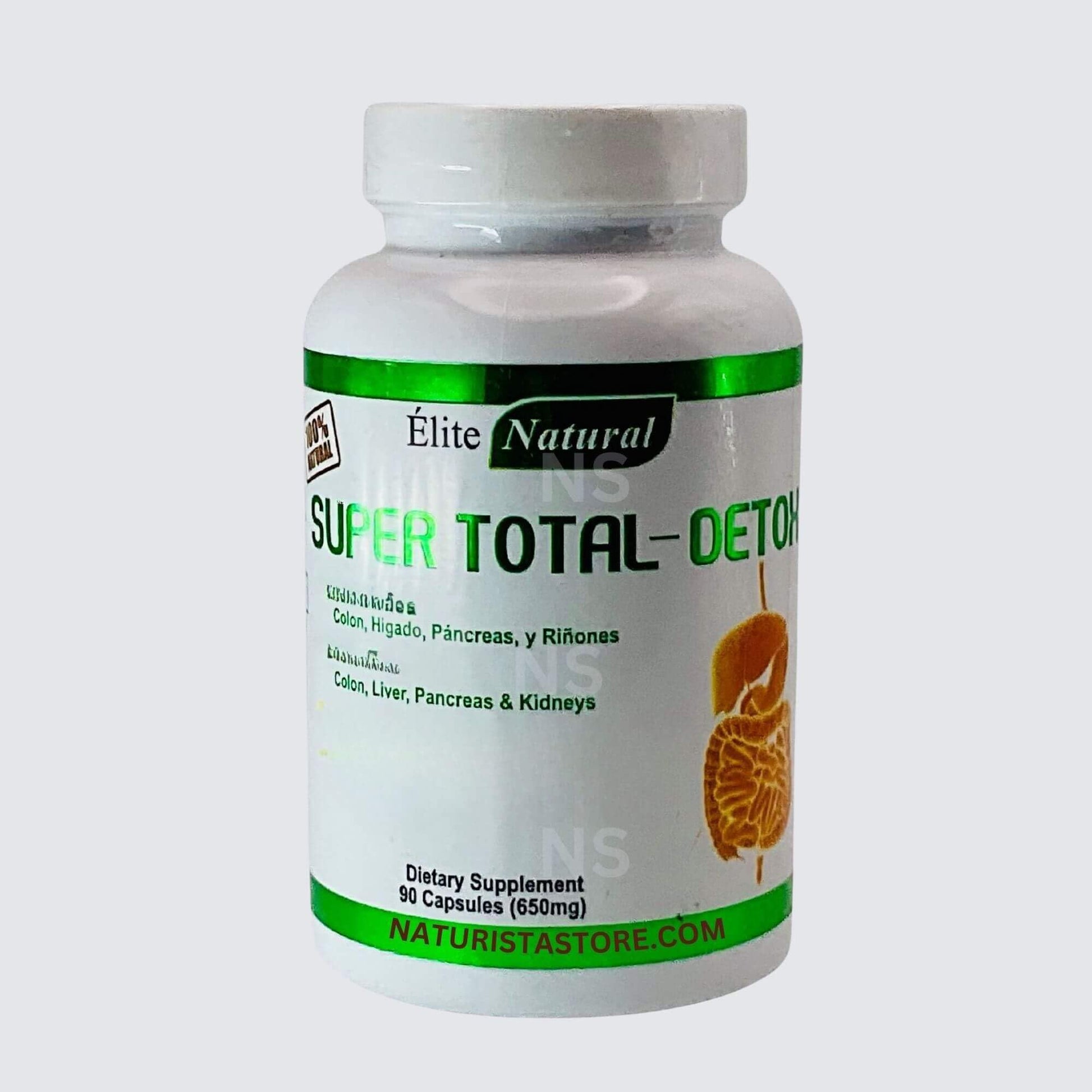 Generic Elite Natural Super Total-Detox Supplement 90 Capsules