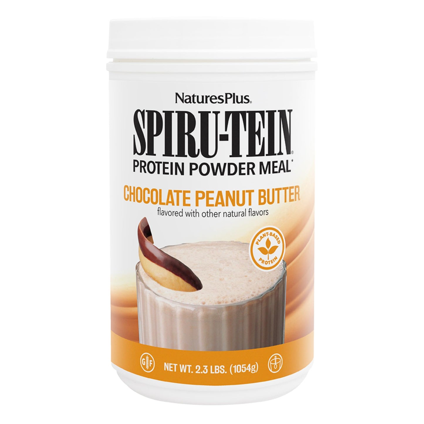 NaturesPlus SPIRU-TEIN Chocolate Peanut Butter Powder, 73.6 Servings