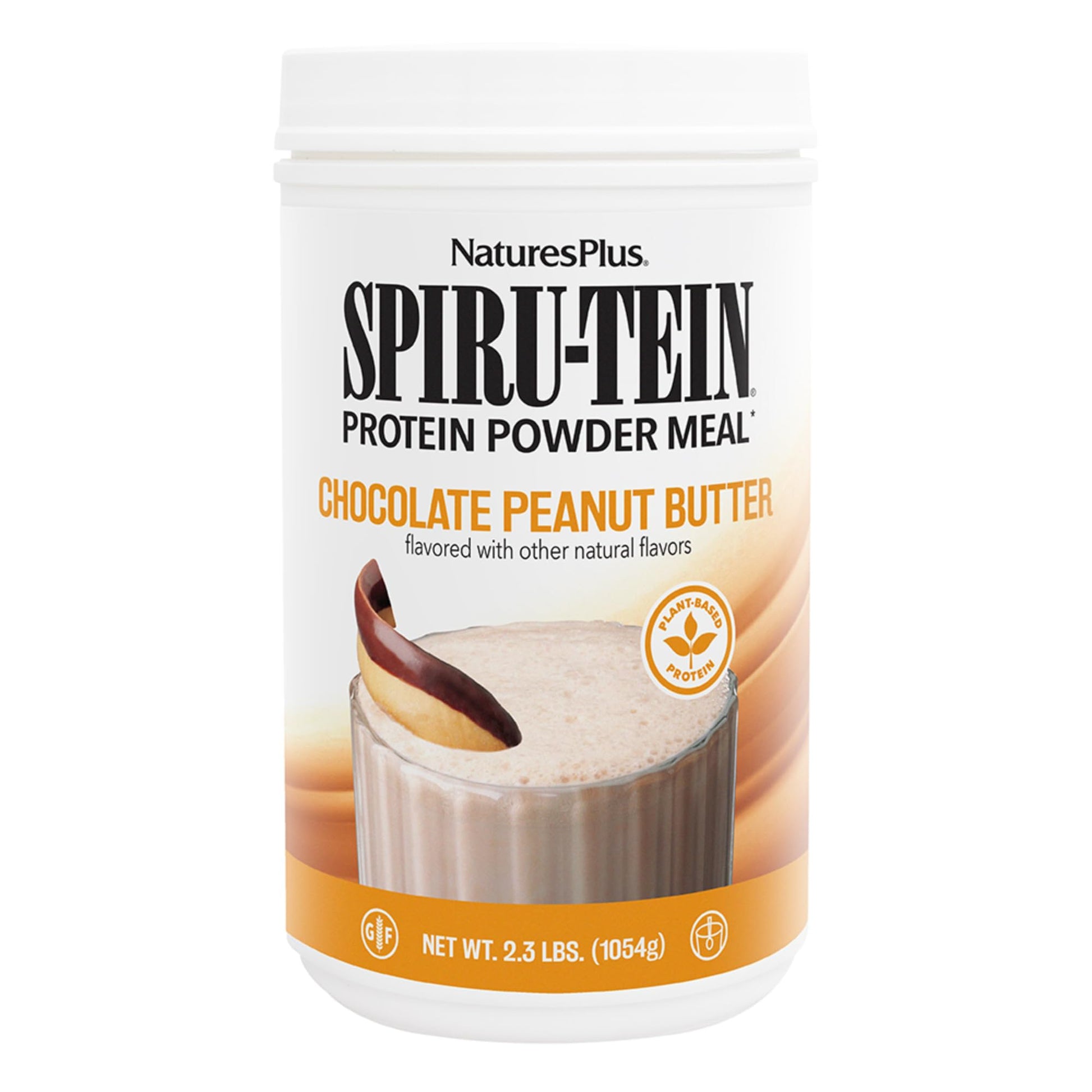 NaturesPlus SPIRU-TEIN Chocolate Peanut Butter Powder, 73.6 Servings