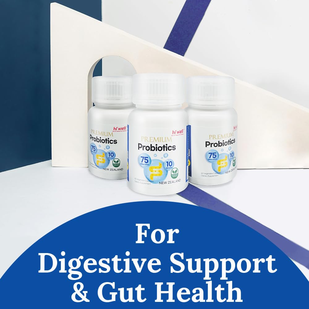 Hi Well Premium Probiotics 180 Capsules