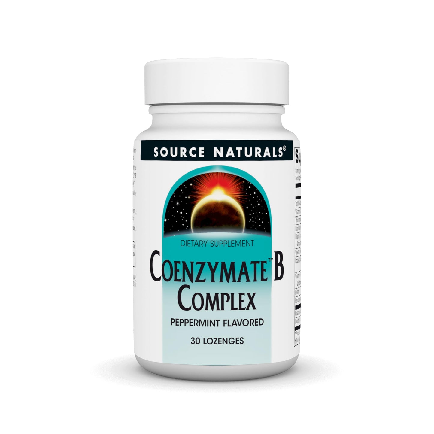 Source Naturals Coenzymate B Complex Peppermint Flavor Lozenges 30 Count