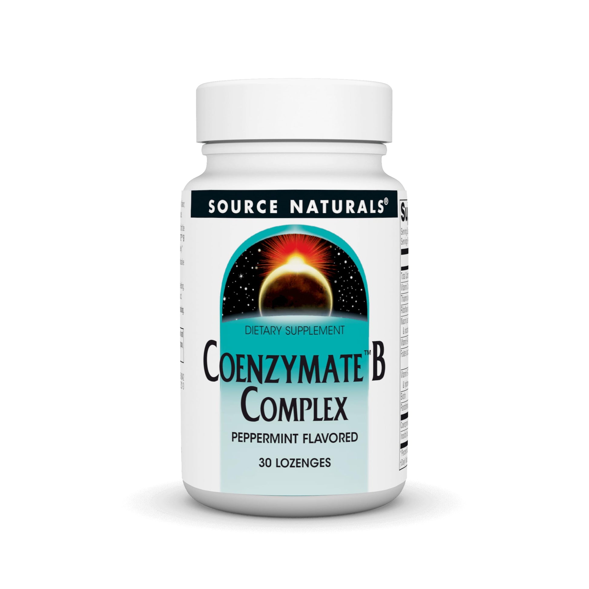 Source Naturals Coenzymate B Complex Peppermint Flavor Lozenges 30 Count