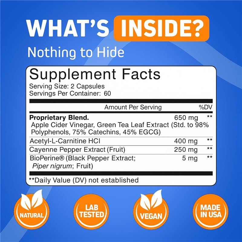 Herbtonics Thermogenic Supplement Capsule 120 Capsules
