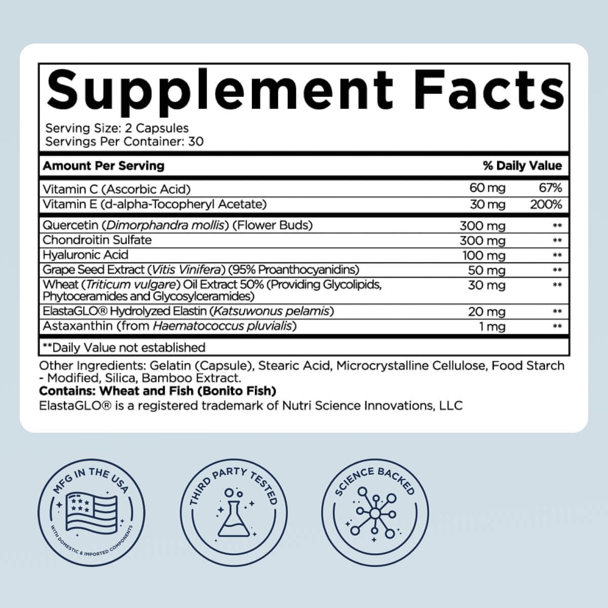 Beverly Hills MD Elastaboost Dietary Supplement Capsule, 60 Capsules