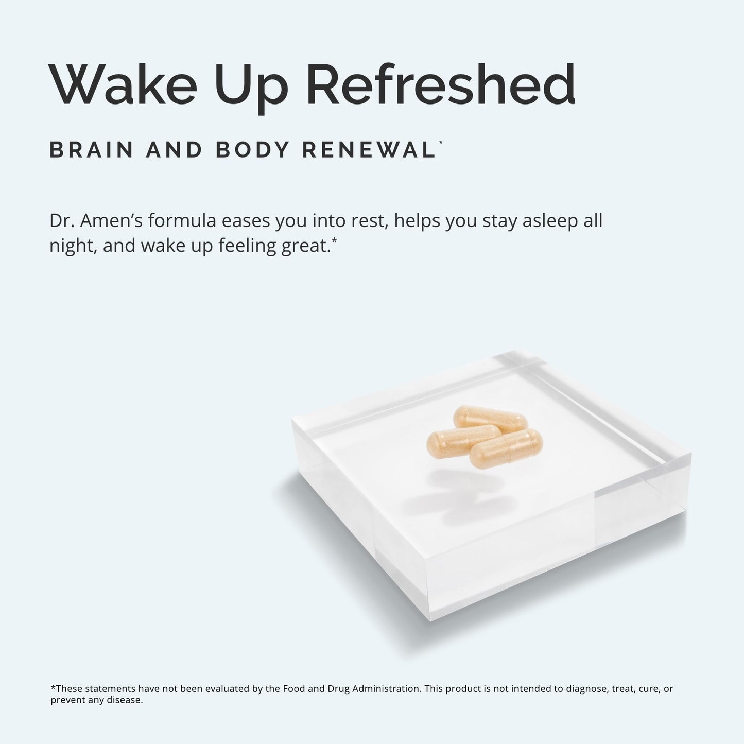 BrainMD Dr Amen Restful Sleep Capsules, 60 Capsules
