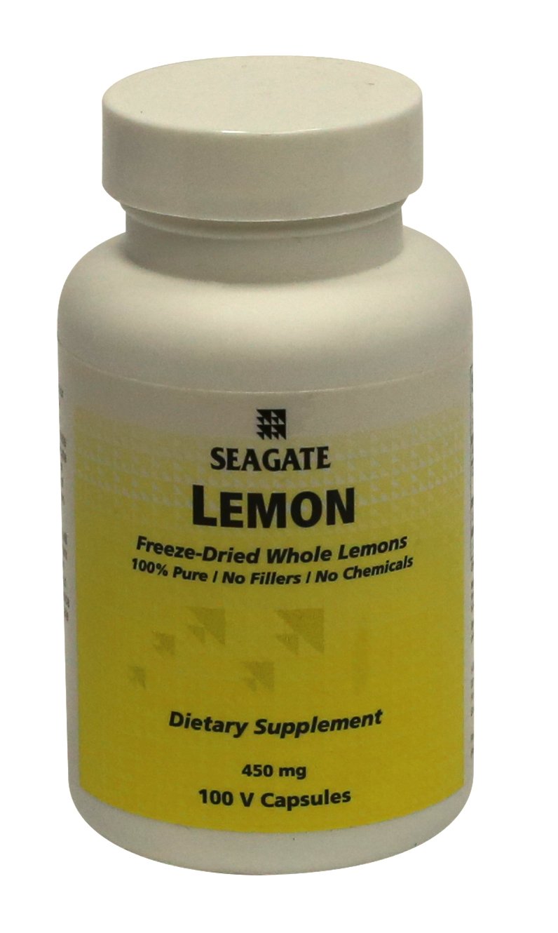 Seagate Whole Lemon Concentrate 450 mg Capsules, 100 Count