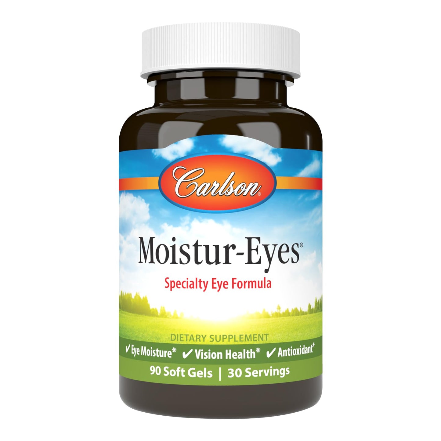 Carlson Moistur-Eyes, Specialty Eye Formula, Promotes & Maintains Normal Eye Moisture Softgels 90