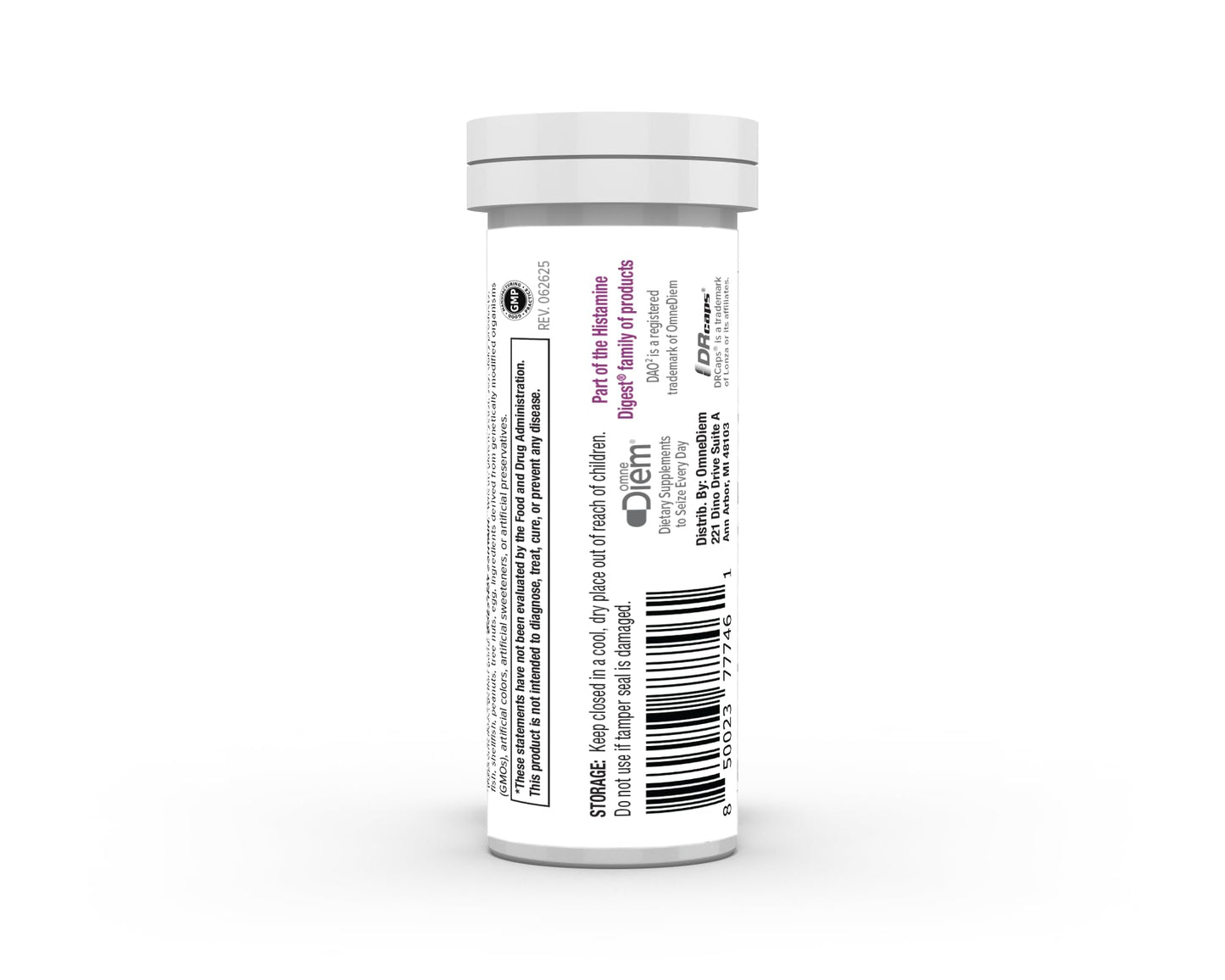 Omne Diem DrinkHD DAO Enzyme with Diamine Oxidase Capsules, 60 Count