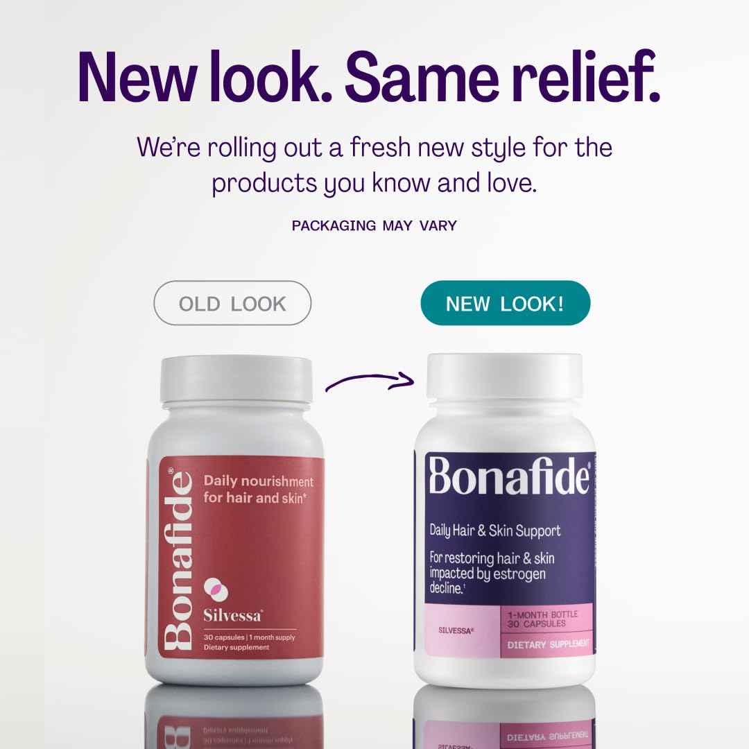 Bonafide Silvessa Hair & Skin Support Capsules, 60 Count