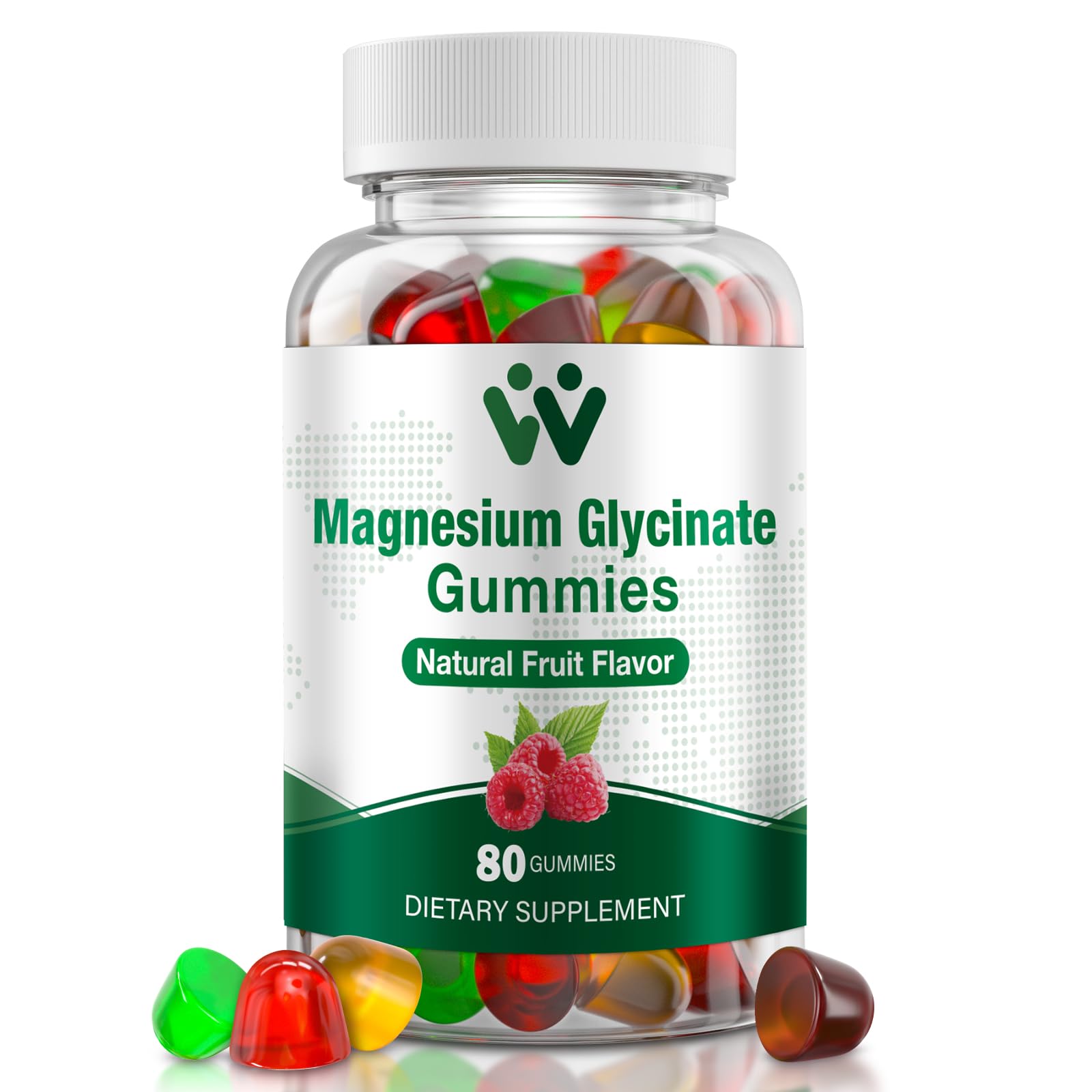 WACHRAY Magnesium Glycinate Gummies 400 mg, 80 Count