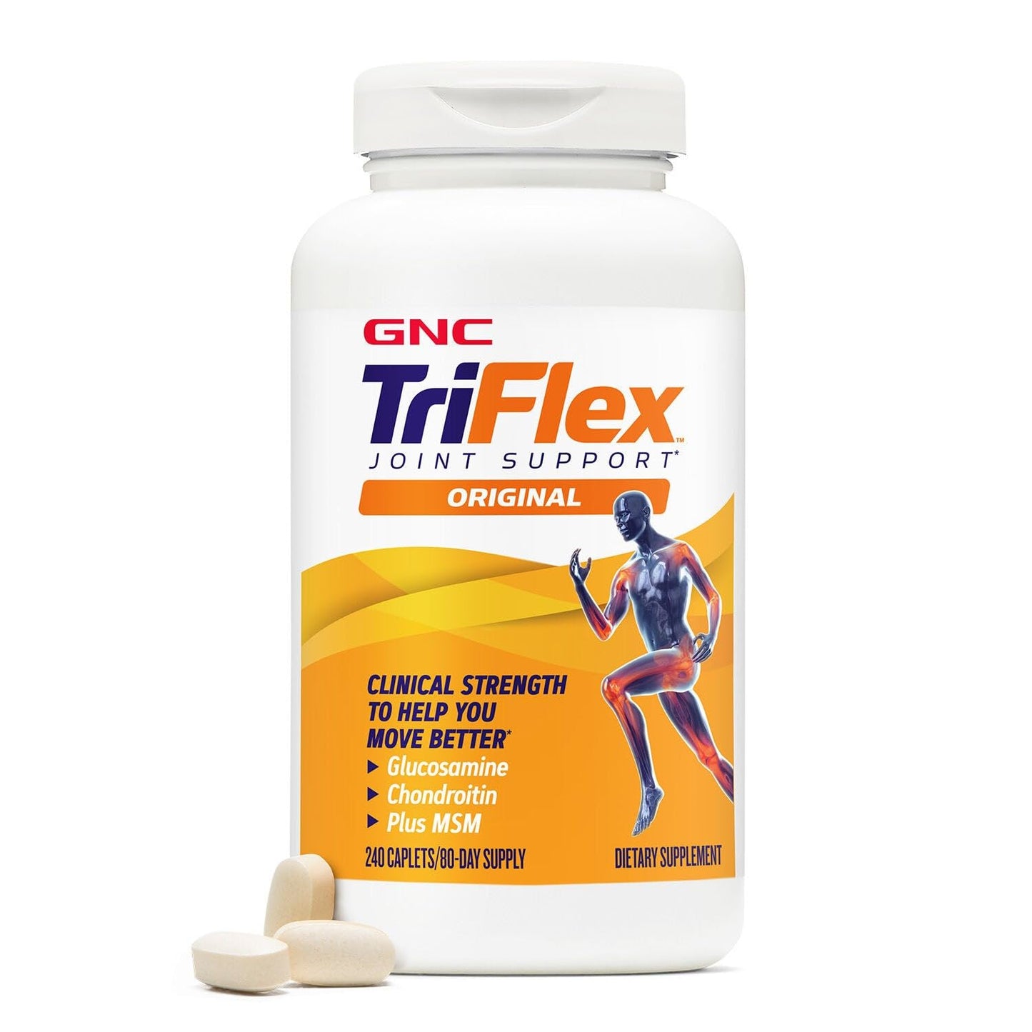 GNC TriFlex Joint, Bone & Cartilage Health Supplement Caplets 240