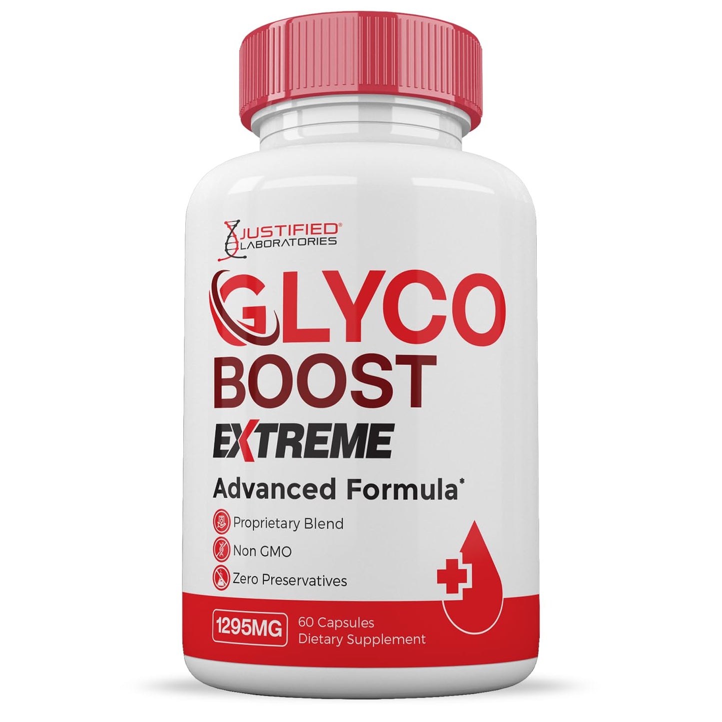 Justified Laboratories Glyco Boost Pills Extreme 1295MG Glycogen Support Advanced Formula Capsules 180