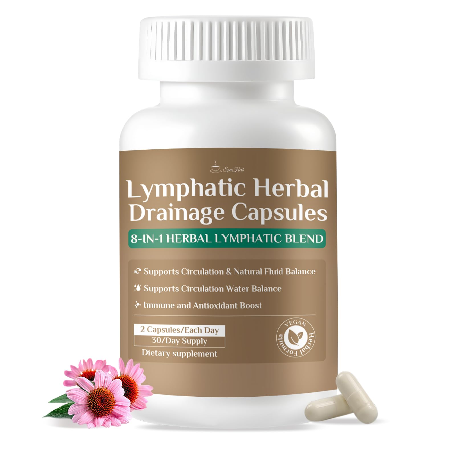 SpenHerb Lymphatic Drainage Capsules 60 Capsules