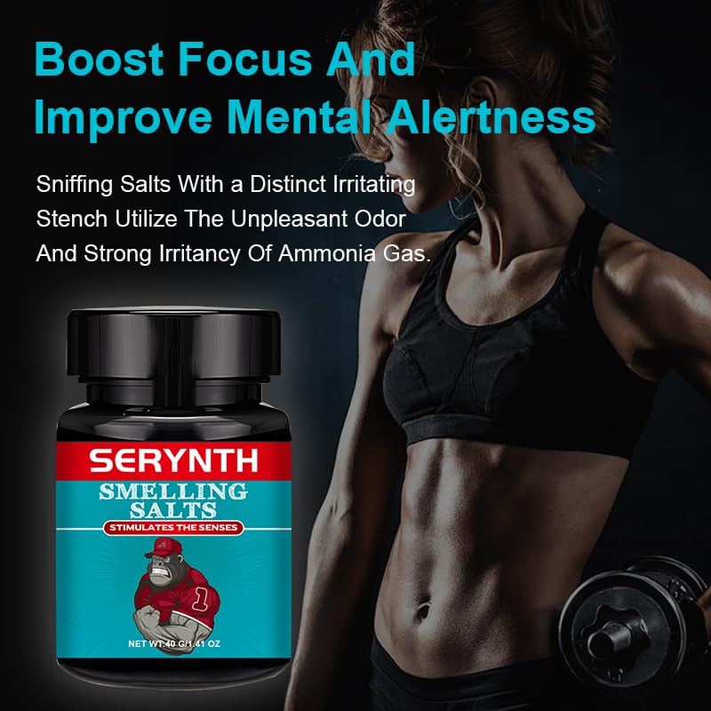 SERYNTH Smelling Salts for Strength Training Powder 1.41 Ounce