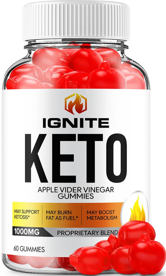 Indelo Ignite Keto ACV Gummies 60 Count