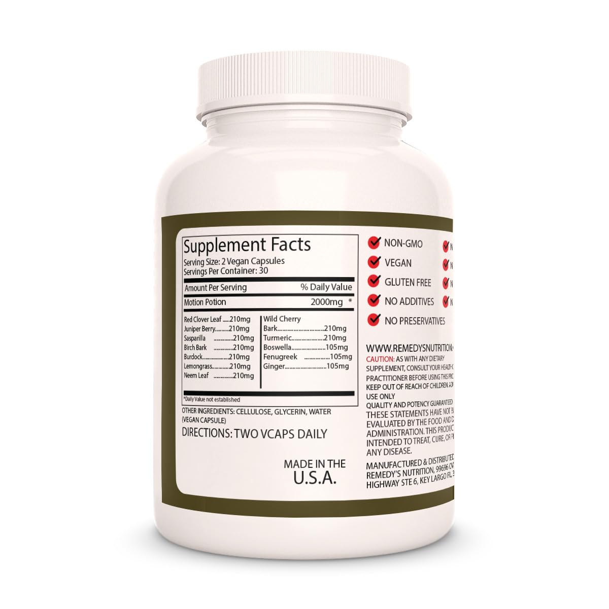 Remedy’s Nutrition Motion Potion Capsules, 60 Capsules