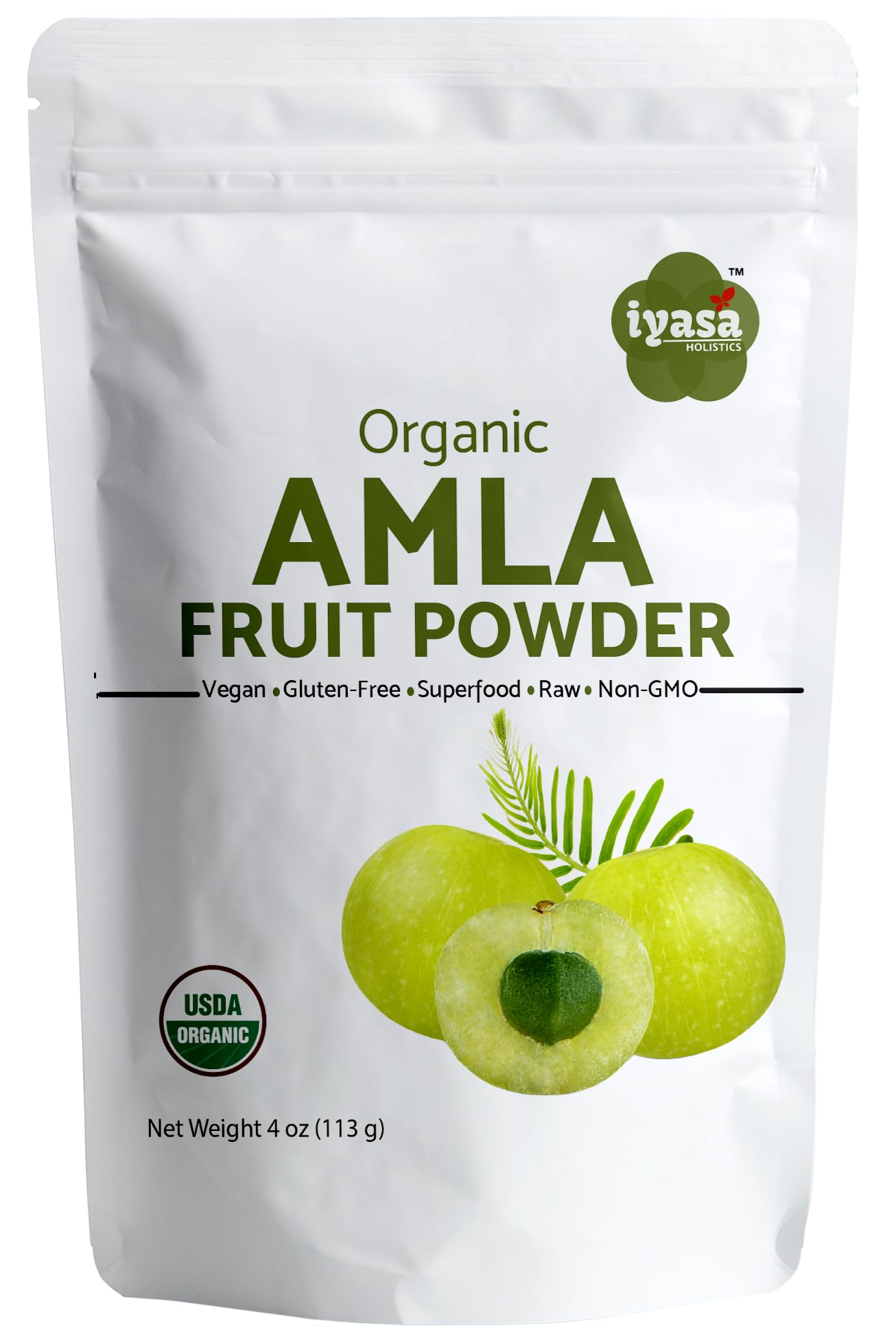 Iyasa Holistics Amla Powder Organic, 4 oz