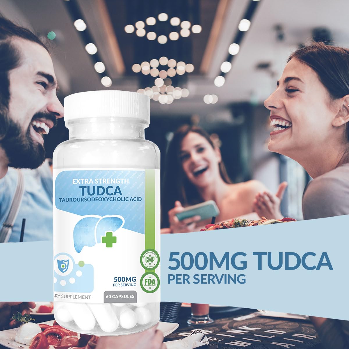eXplicit Supplements TUDCA (Tauroursodeoxycholic Acid) Liver Support Capsule, 60 Count