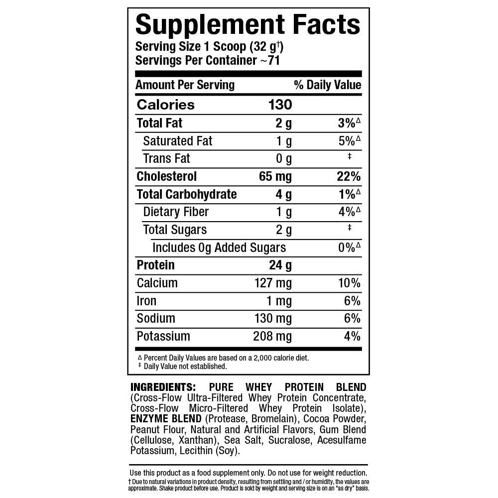 ALLMAX AllWhey Gold Whey Protein Powder Chocolate Peanut Butter, 5 lb, 80 Servings