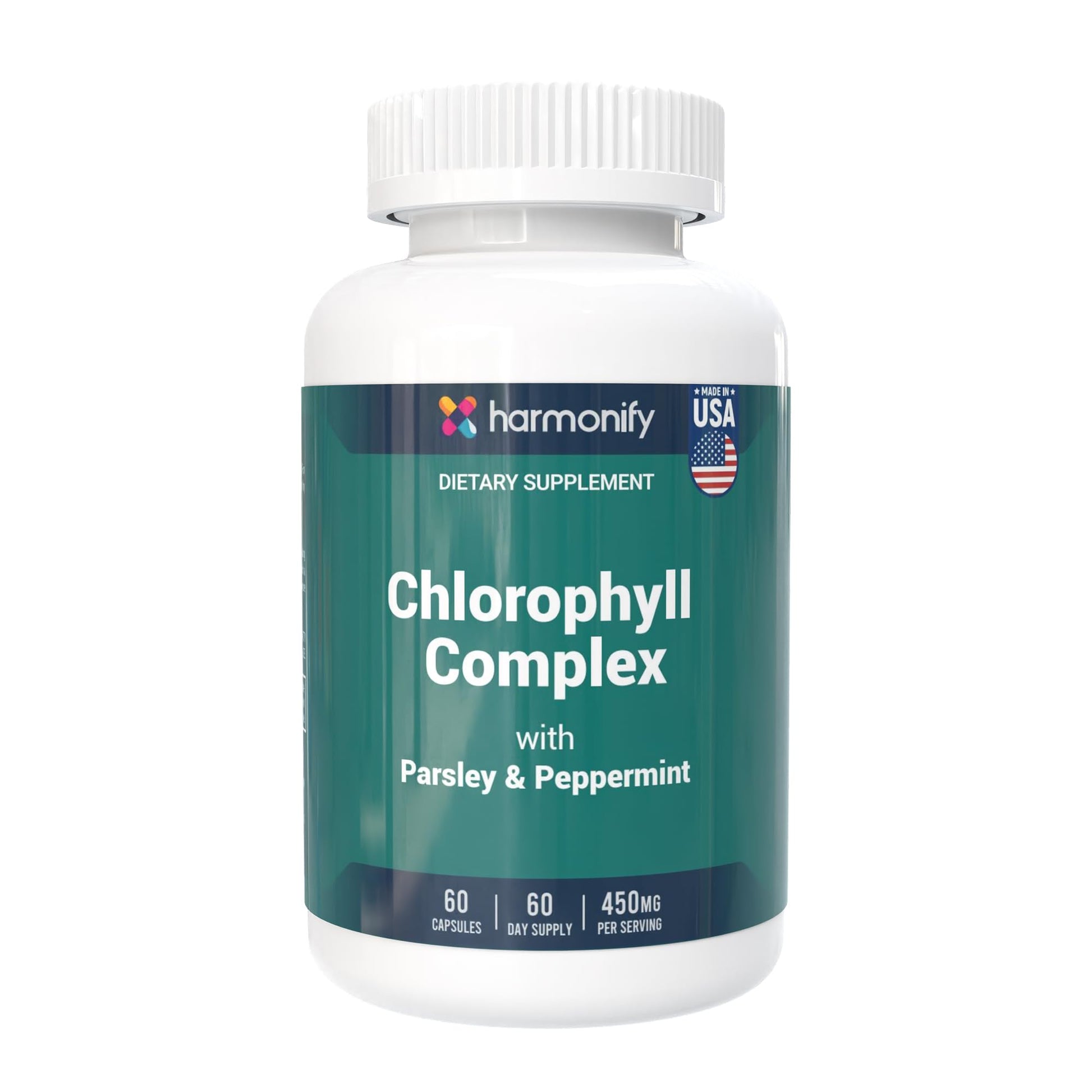 HARMONIFY Chlorophyll Capsules 450mg, 60 Capsules