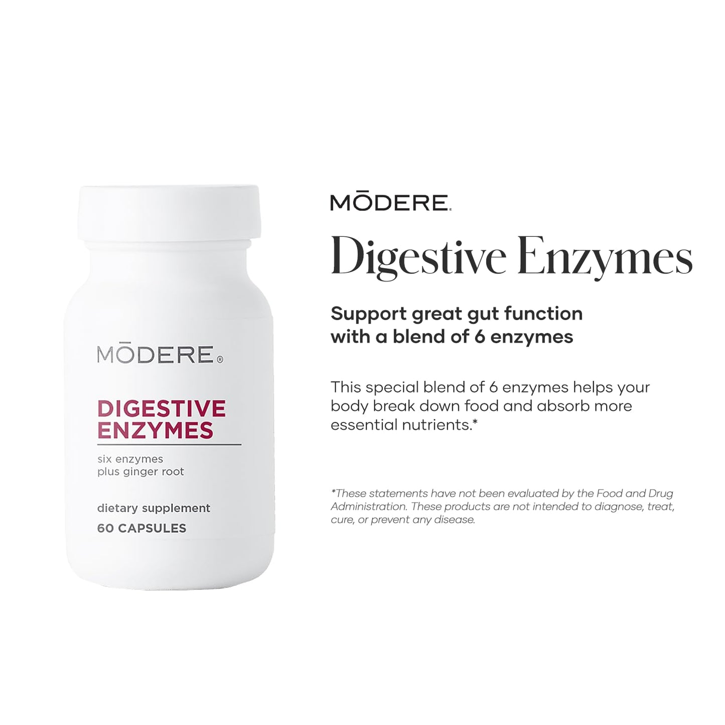 Modere Digestive Enzymes 60 Capsules