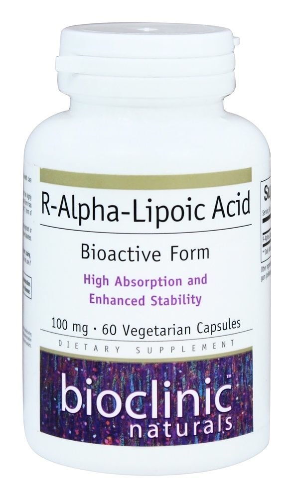 Bioclinic Naturals R-Alpha-Lipoic Acid 100mg Capsules 60 Count