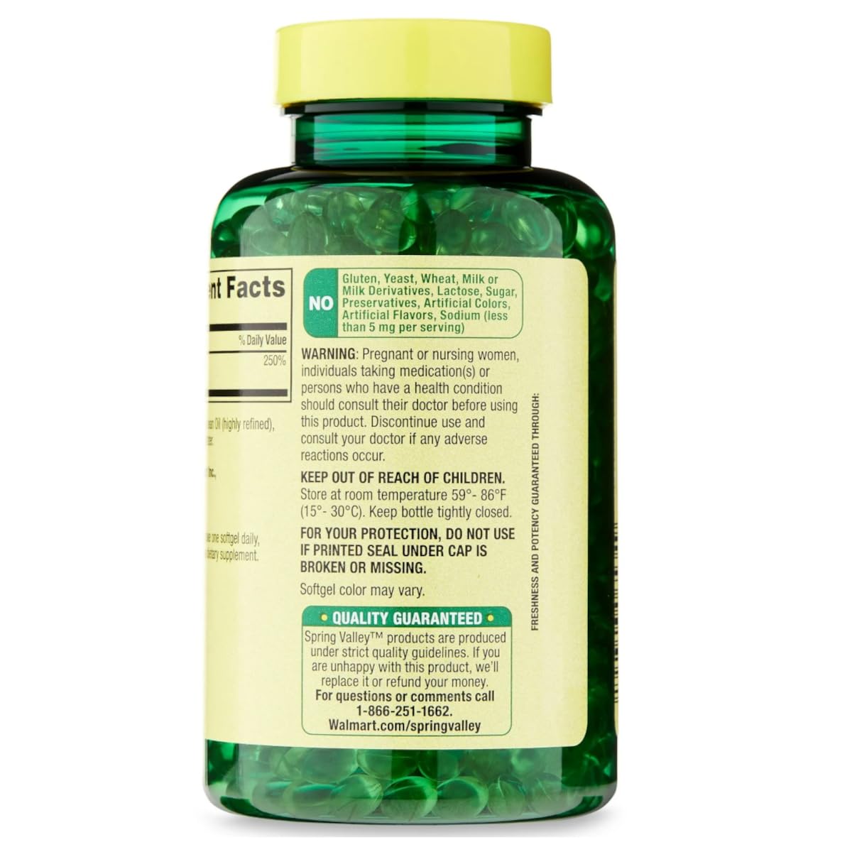 GoodDealsHouse Vitamin D3 50 Mcg (2,000 IU) Softgels 400 Count
