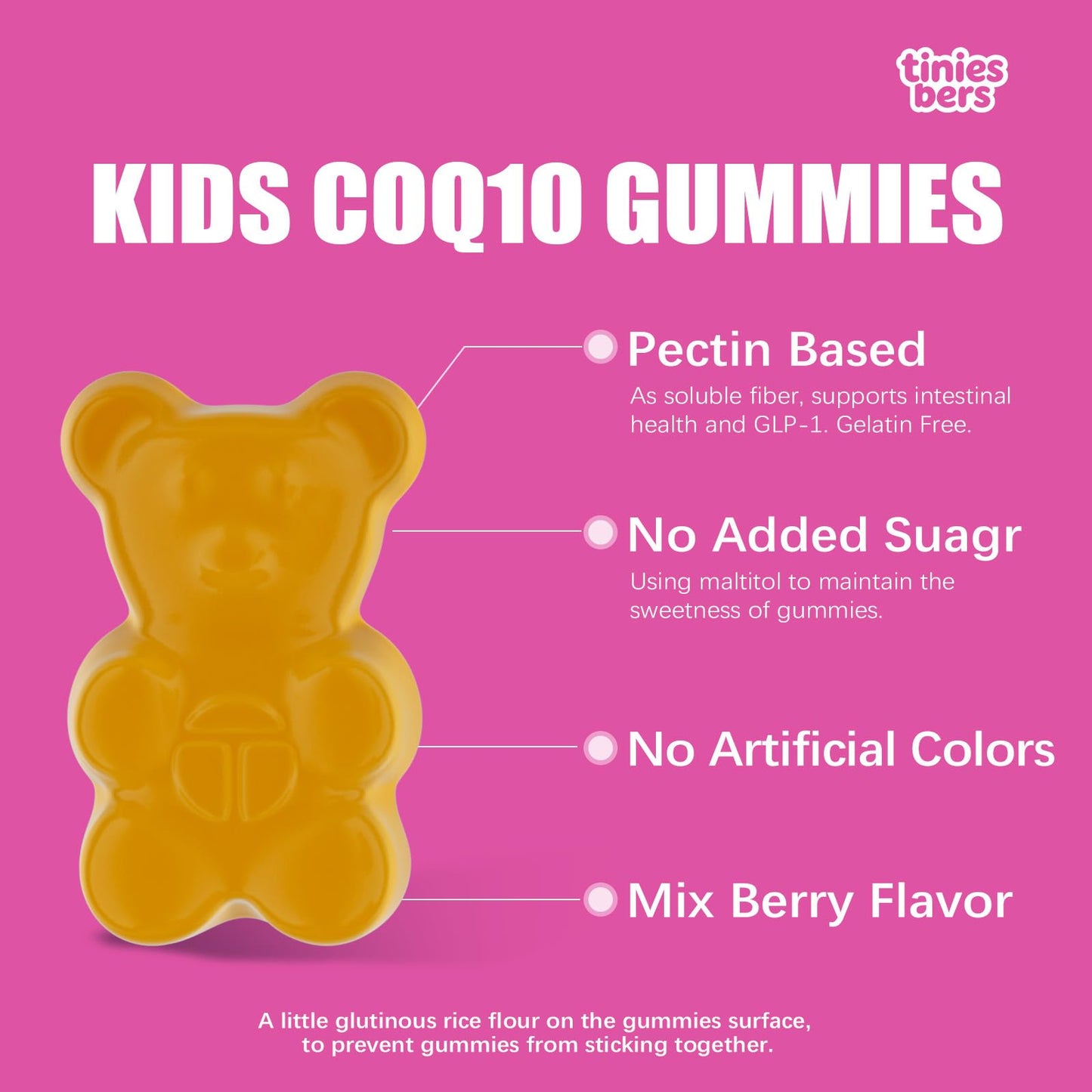 Tinies bers CoQ10 Gummies for Kids, 90 Count
