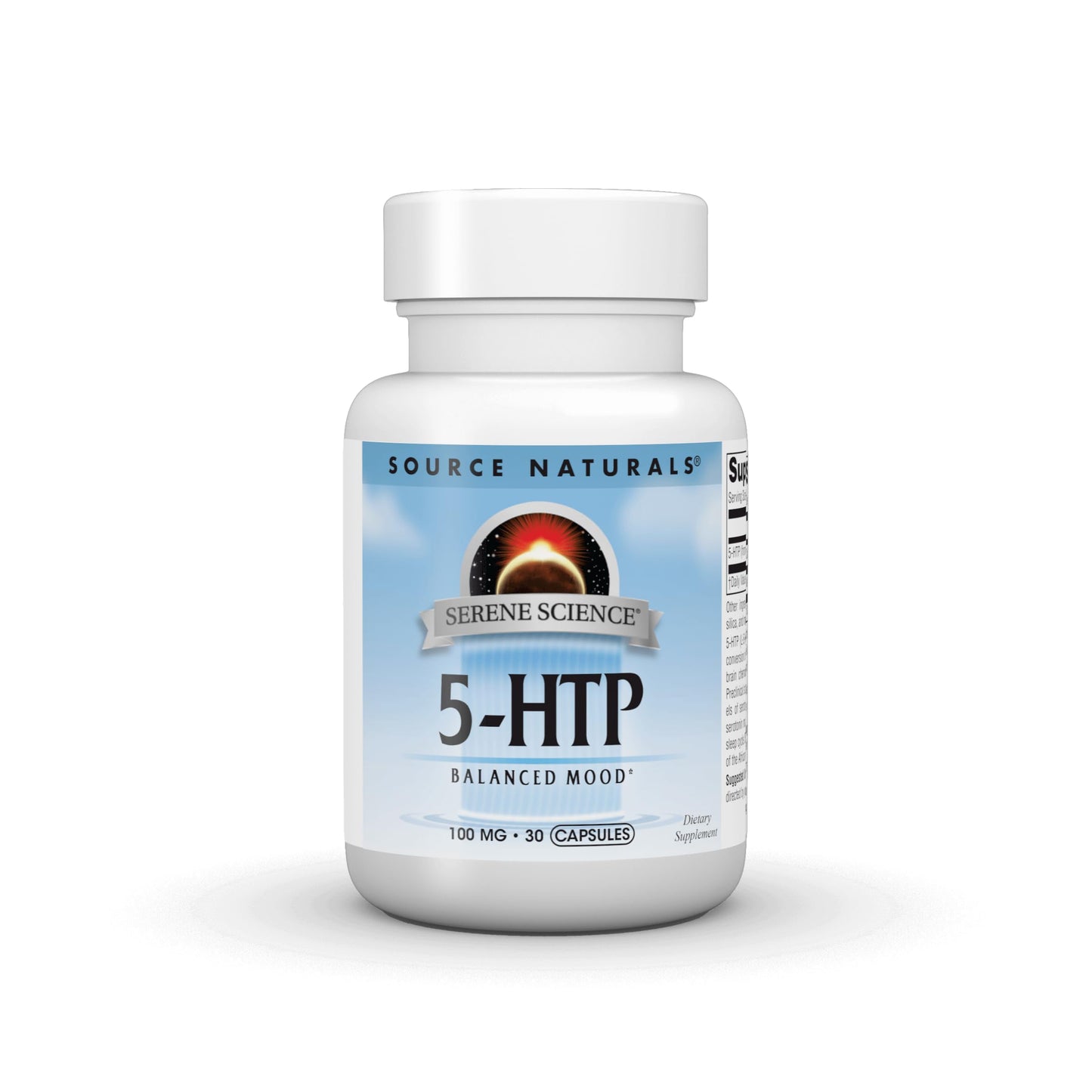 Source Naturals Serene Science 5-HTP, Balanced Mood 100 mg, 30 Capsules