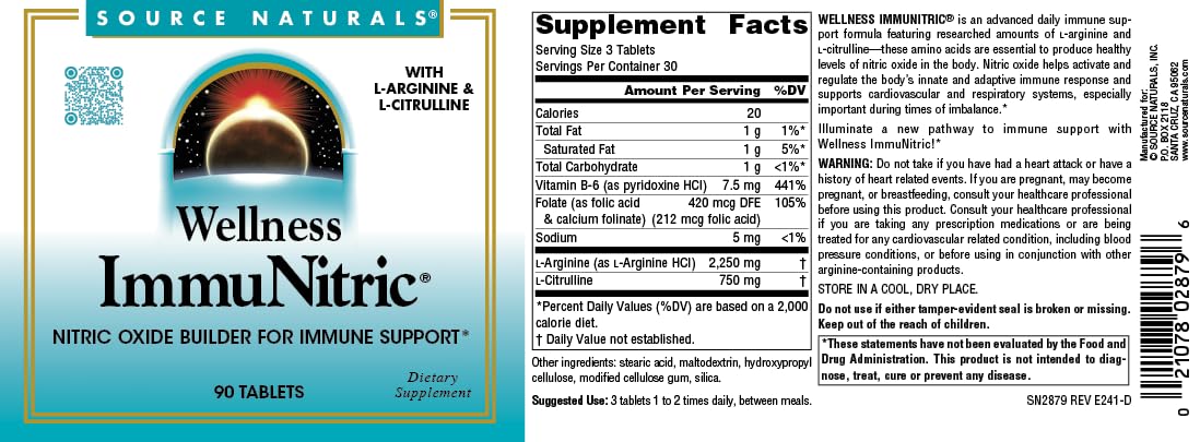 Source Naturals Wellness Immunitric 90 Tablets