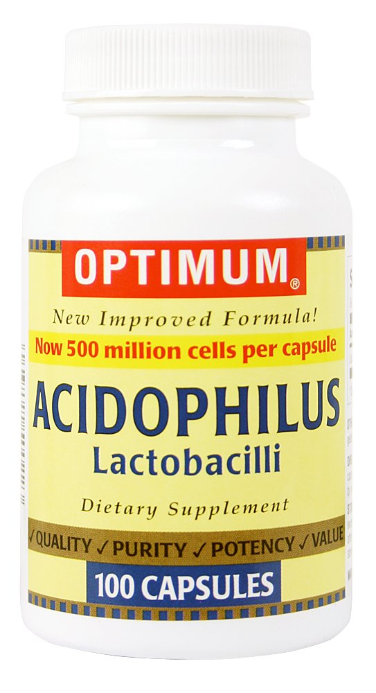 NYX Optimum Acidophilus Lactobacilli Capsules, 200 Count