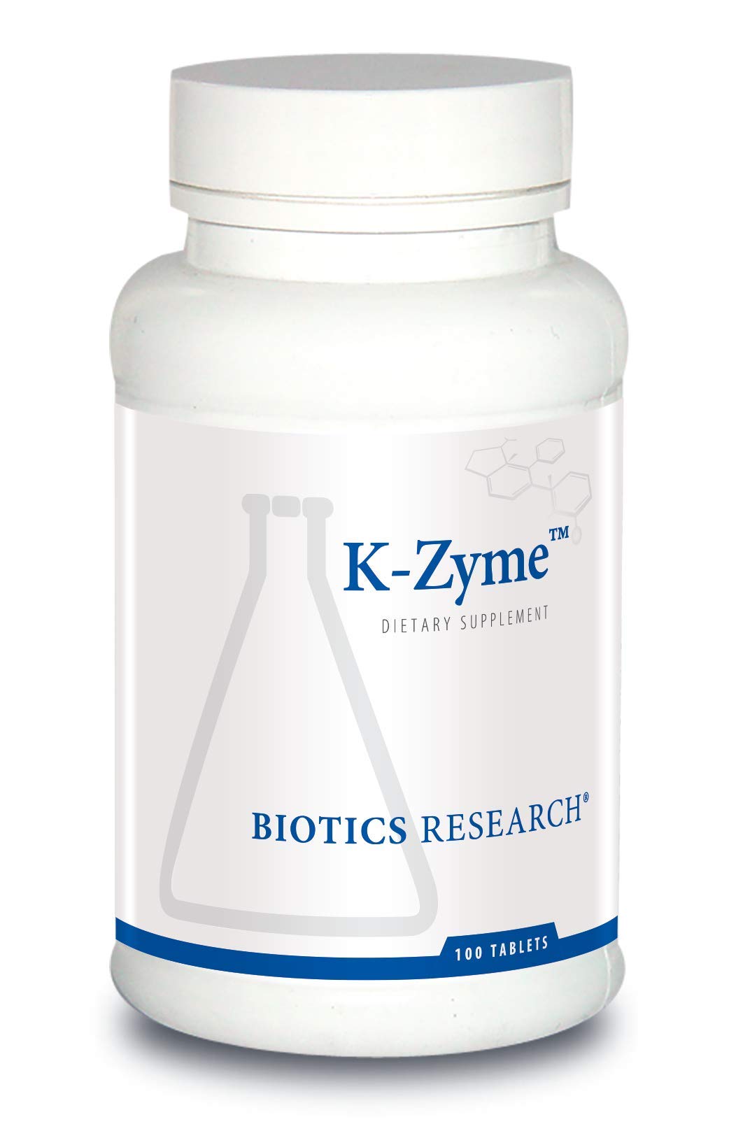 BIOTICS RESEARCH K Zyme Potassium Tablets, 100 Tablets