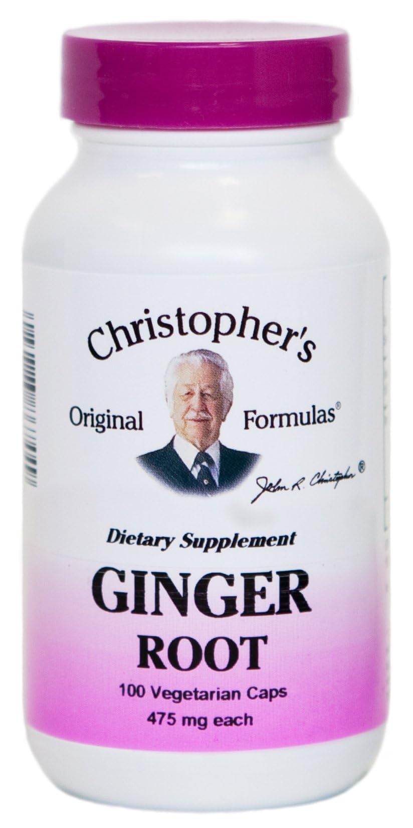Christopher's Original Formulas Ginger Capsules, 100 Count