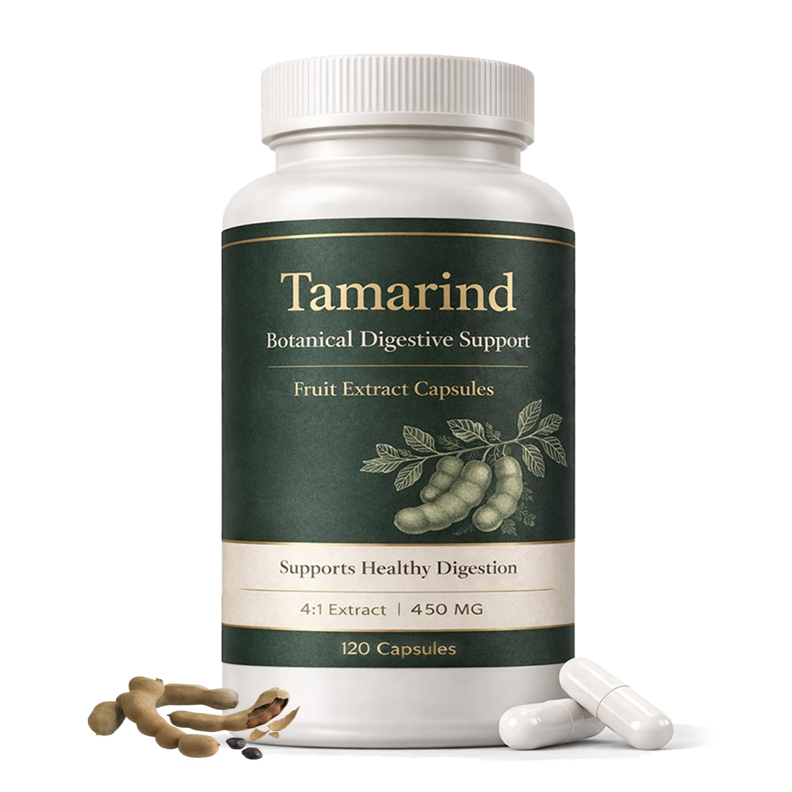 Guliqi Tamarind Seeds Extract Supplement Capsule, 120 Capsules