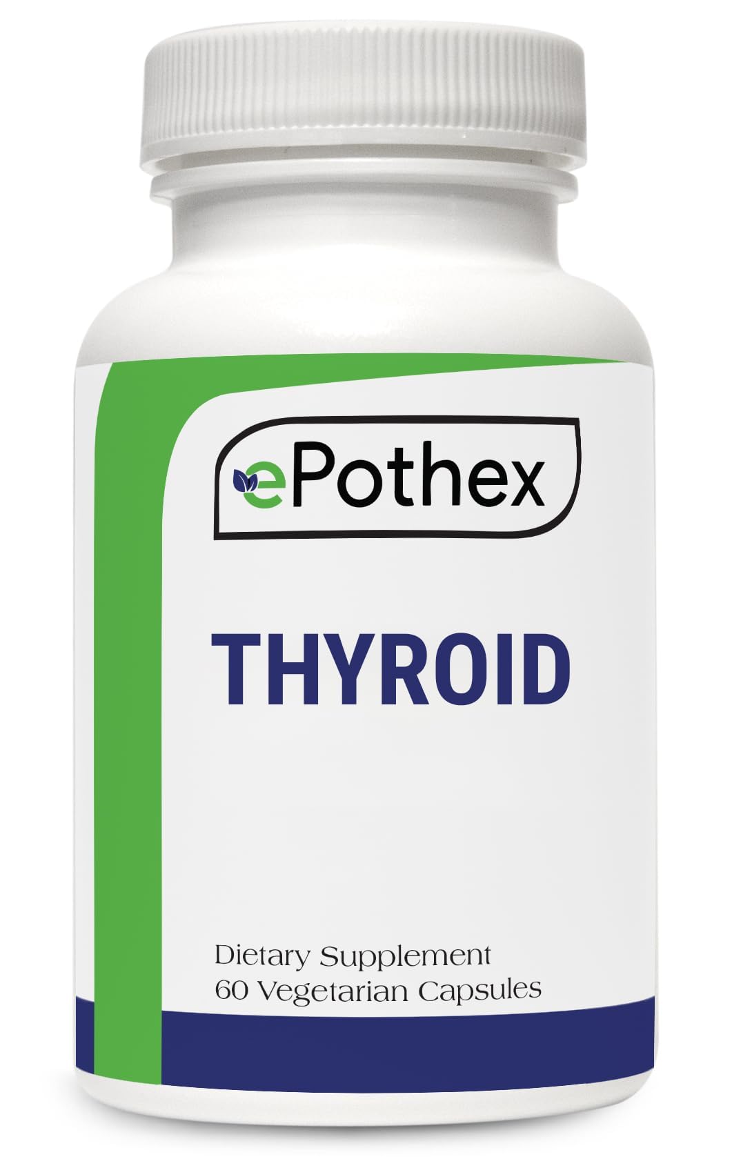 EPOTHEX Raw Grass-Fed Desiccated Bovine Thyroid Capsule, 60 Count