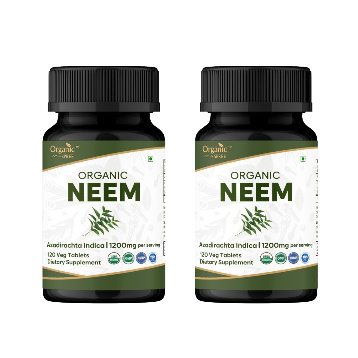 Organic Spree Neem Tablets, 240 Count